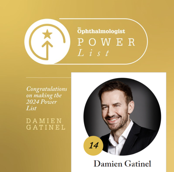 2024 power list Damien Gatinel the ophthalmologist picture 